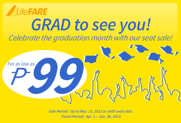 Graduation Month Seat Sale